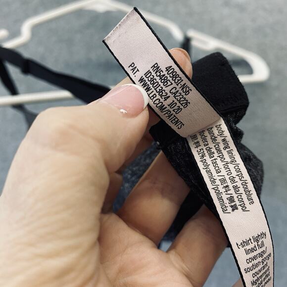 Victorias Secret Bra 32DD T-shirt Bra Push-Up Full Coverage Black gray Heather - Picture 6 of 7